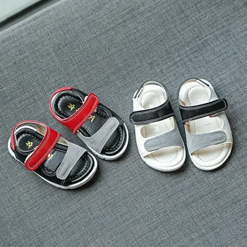 

2020 New Children Sandals Fashion Summer Girl Boys Light Soft Breathable Shoes Cover The Head Flat Heels Shoes Kids Sandals
