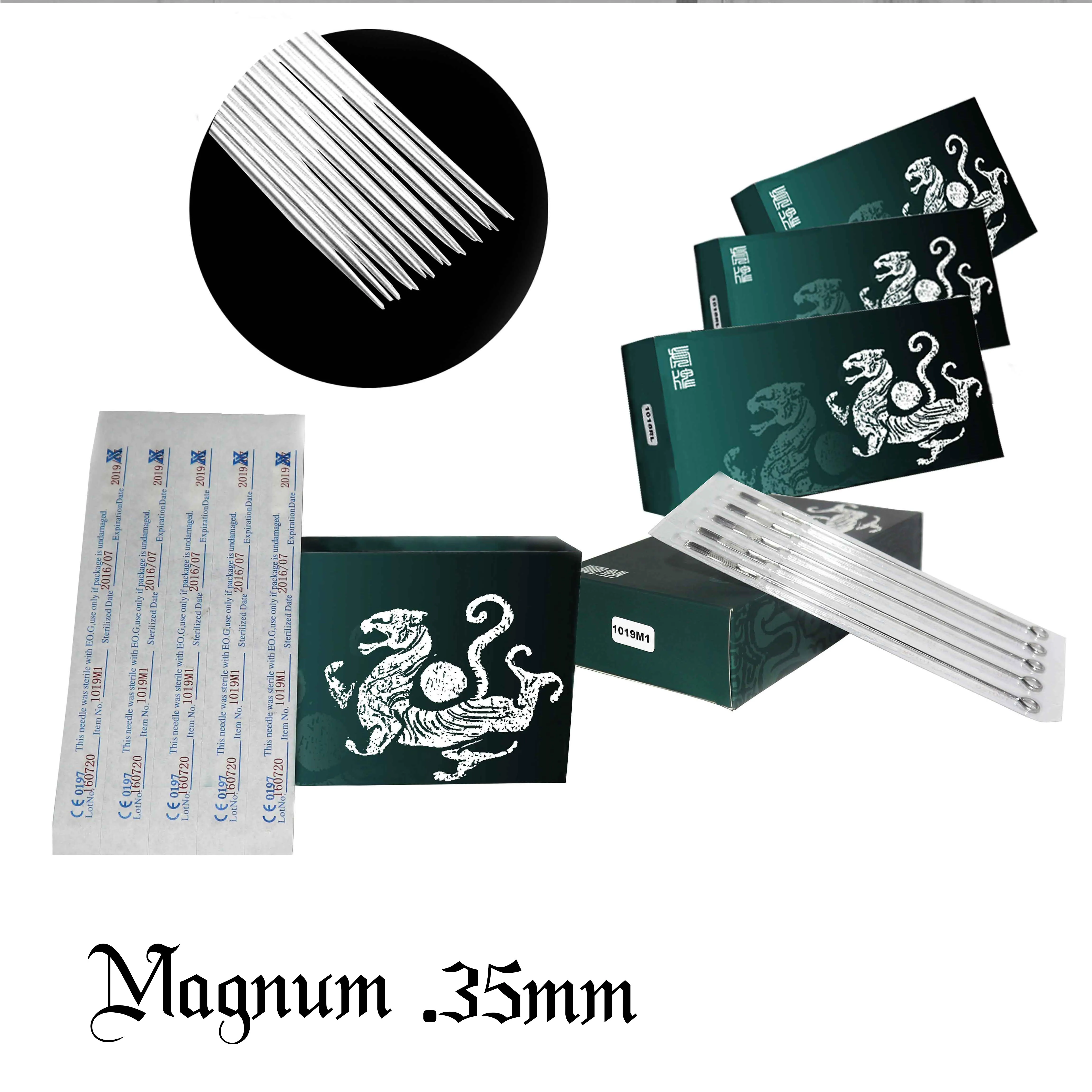 DIRK 50 шт. Tiger Boutique иглы для татуировки magnum#12(0,35 мм иглы) Высококачественная нержавеющая сталь 5M1/7M1/9M1/11M1/13M1