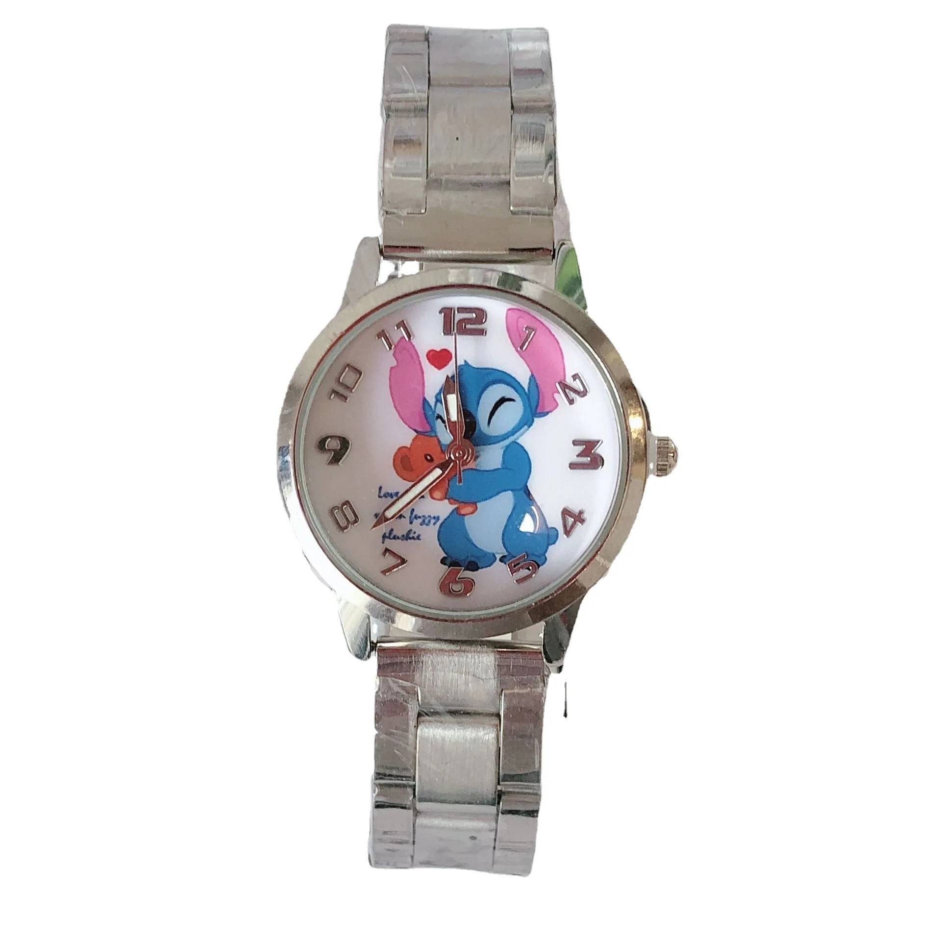 Disney Stitch Children's Watch Ctue Anime Lilo & Stitch Cartoon Leather  Watches Kids Clocks Toys for Boys Girls Gift birthday - AliExpress