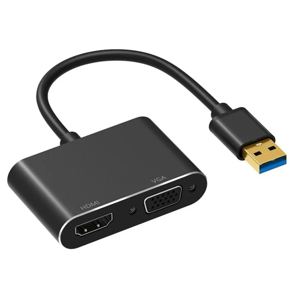 USB 3.0 To Hdmi Vga Adapter 1080P Converter Cable For Windows 7/8/10 Hdtv Usb | Компьютеры и офис