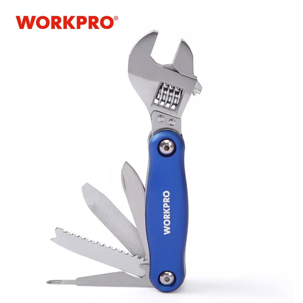 Workpro Multi Tool 8 In 1 Adjustable Wrench And Multi Tool Camping Tool Wrench Aliexpress