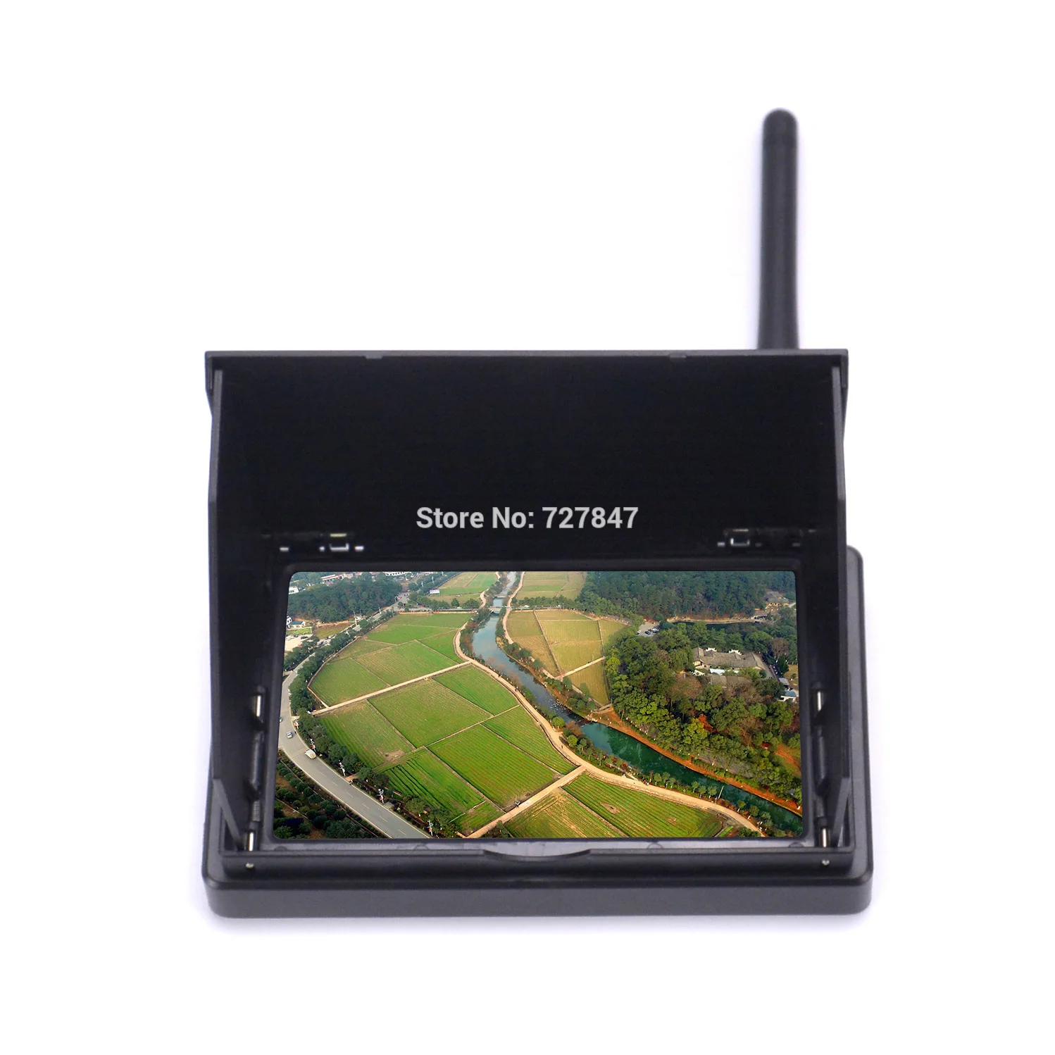 

4.3 inch monitor 4.3" 48CH LCD 480 x 22 Wireless Receiver Monitor built-in battery with Sun Hood LCD Hood Shade For FPV Drone