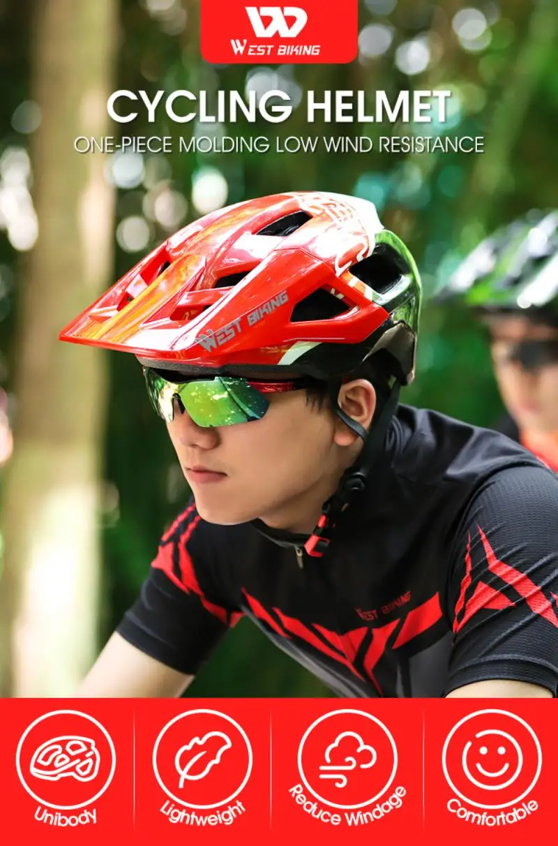Casque Vélo WEST BIKING YP0708121 - Aérodynamique Et Protection - Taille Unisexe