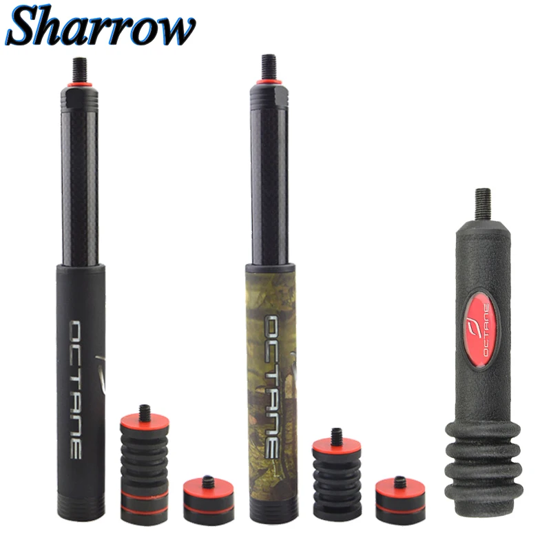 5inch and 7-11inch Adjustable Archery Bow Stabilizer Aluminum Alloy Shock Absorber Vibration Compound Bow Damper Hunting