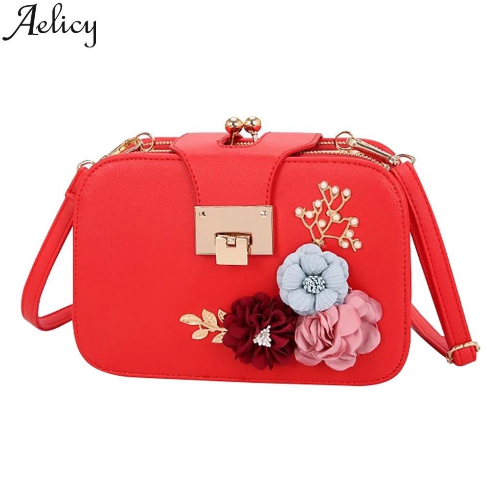 Aelicy модные женские туфли сумочка из искусственной кожи Для женщин цветочный с