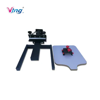 

220V Manual 1 Color 1 Station Silk Screen Printing Machine 1-1 Press DIY T-Shirt Printing
