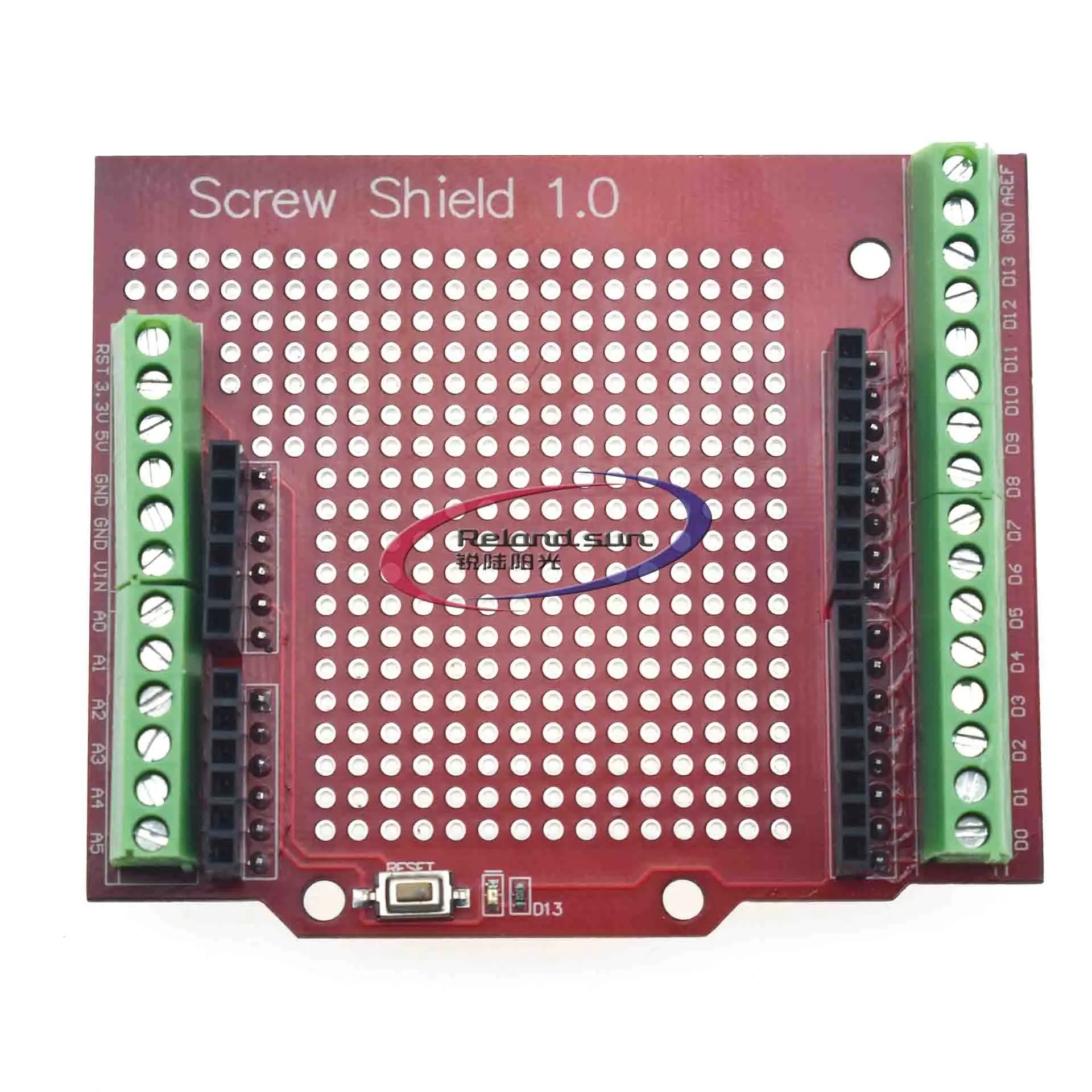 Proto Screw Shield Assembled Prototype Terminal Expansion Board Module For Io I/o Double Side