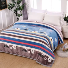 Пейзаж жаккард утолщение теплый супер мягкий фланель золото бархат диван покрывало одеяло 200x230cmпостельные принадлежности детей и взрослых одеяло