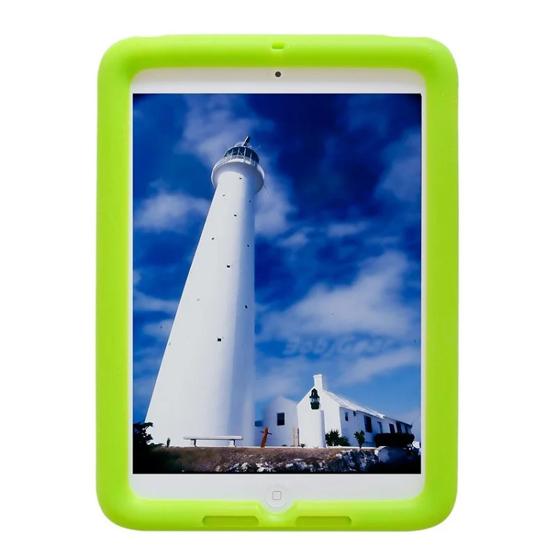 Для iPad Air 1 Чехол iPad 2013 A1474 A1475 A1476 чехол прочный защитный силиконовый мягкий чехол для iPad Air1 2013 9,7 чехол - Цвет: Green