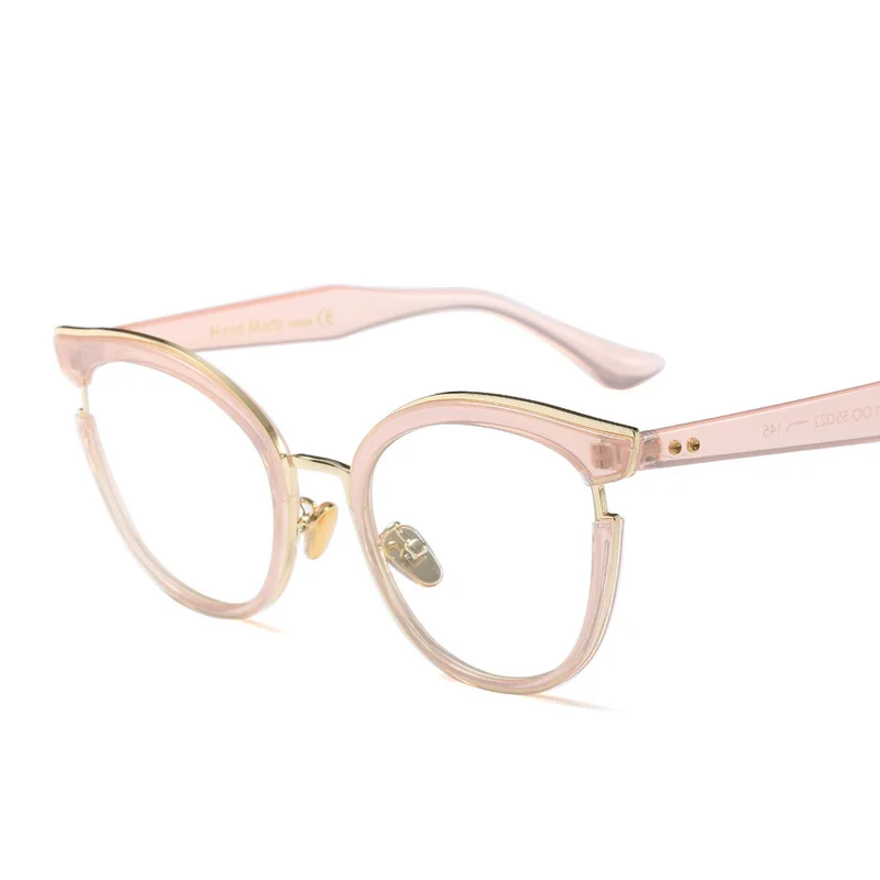 Новейшая оправа для очков кошачий глаз 2019 винтажная компьютерных женщин и мужчин