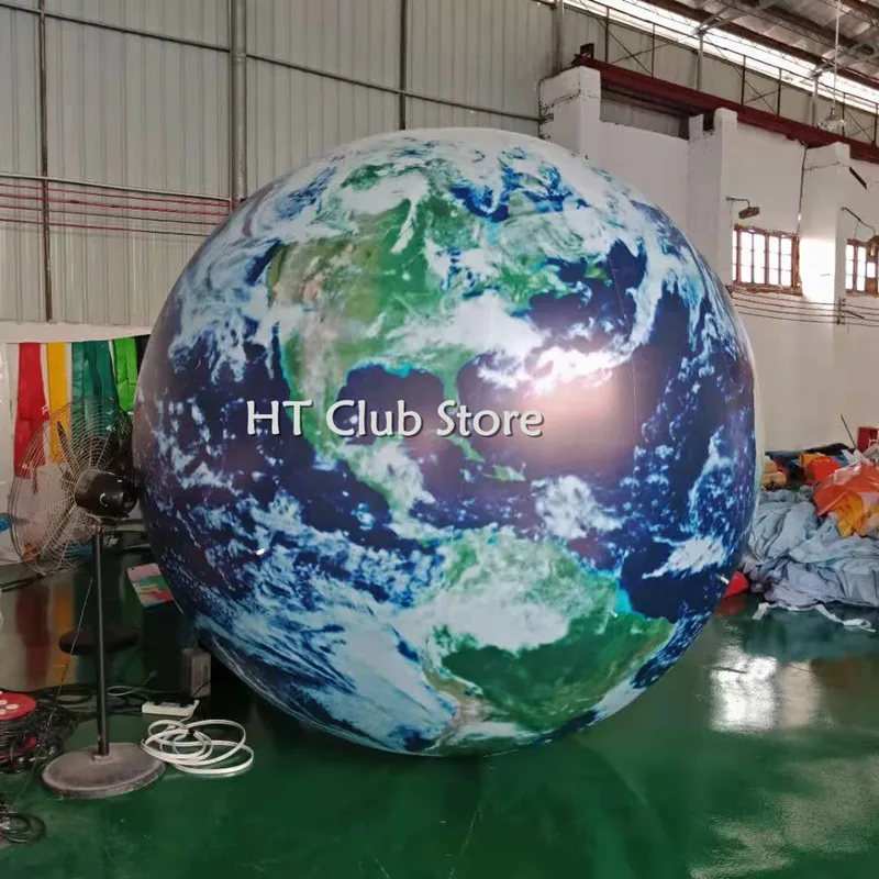 INFLATED Earth Globe Soccer Ball - 8 Sports Ball - Outdoor Athletic Play  Toy