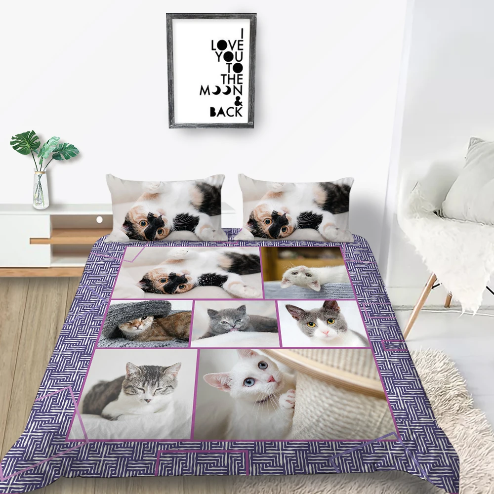 King Size 3D Bedding Set Rabbit Cute Sweet Pink Dots Duvet Cover For Girl Queen Twin 5