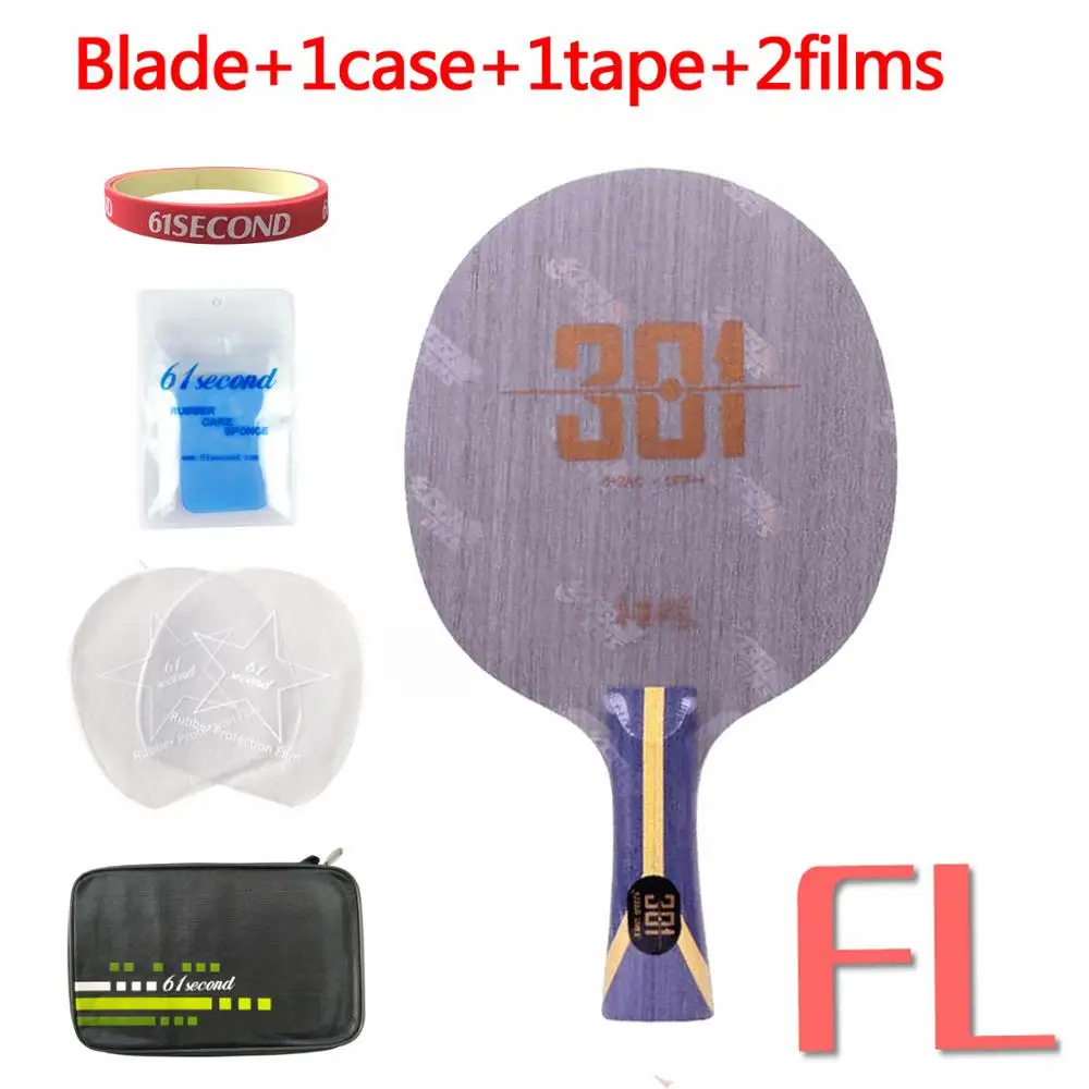 FL with F 1 case DHS 301 арилат углерода Настольный теннис лезвие/пинг понг лезвие - Цвет: FL with F 1 case