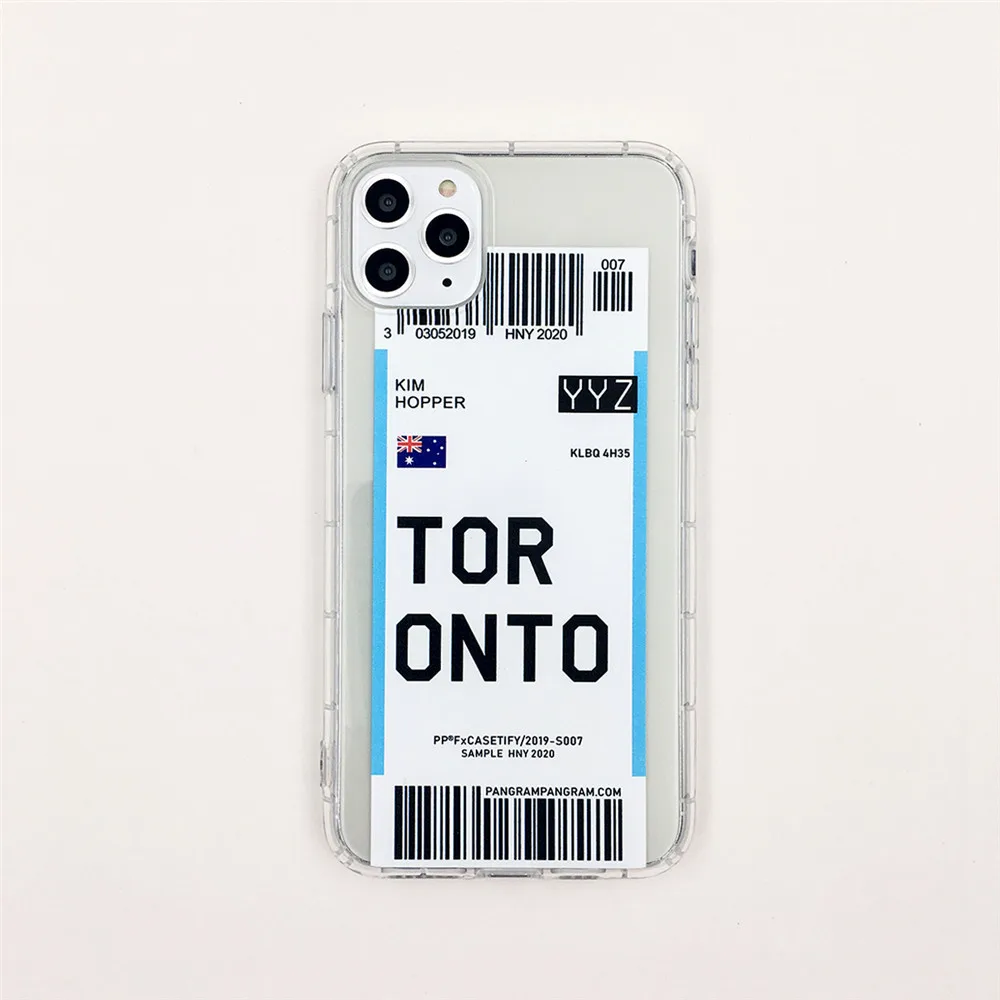 Чехол для iPhone 6, 6 S, 7, 8 Plus, 11 Pro, X, XS, Max, XR, Houston, прозрачный мягкий чехол из ТПУ с qr-кодом - Цвет: Toronto
