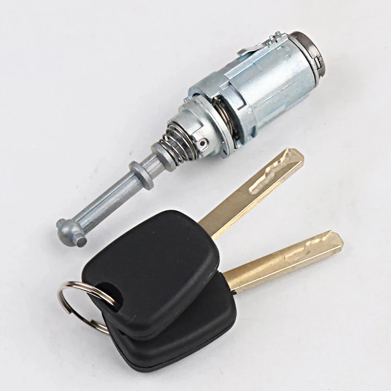 Locksmith Tools CHKJ Car Left Door Lock Cylinder Locks Citroen C2 C3 9170.T9 2002-2010 Replacement Lock Core 2 Keys