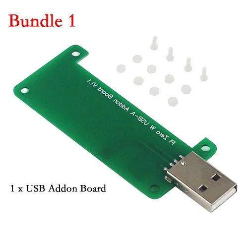 Комплект 1 Raspberry Pi Zero USB-A аддон плата V1.1 Pi0 Badusb разъем для Raspberry Pi Zero V1.3 для Zero W для Zero WH - Комплект: Комплект 1