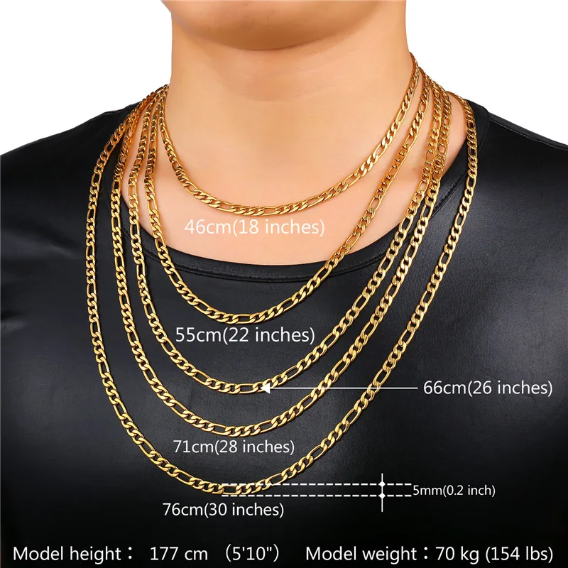 Collare Figaro Link Chain For Men 