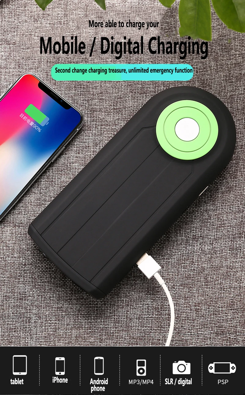Power Bank Super LED Spotlight Emergency 12V Starting Device Car Jump Starter Battery Booster Charger Portable | Автомобили и