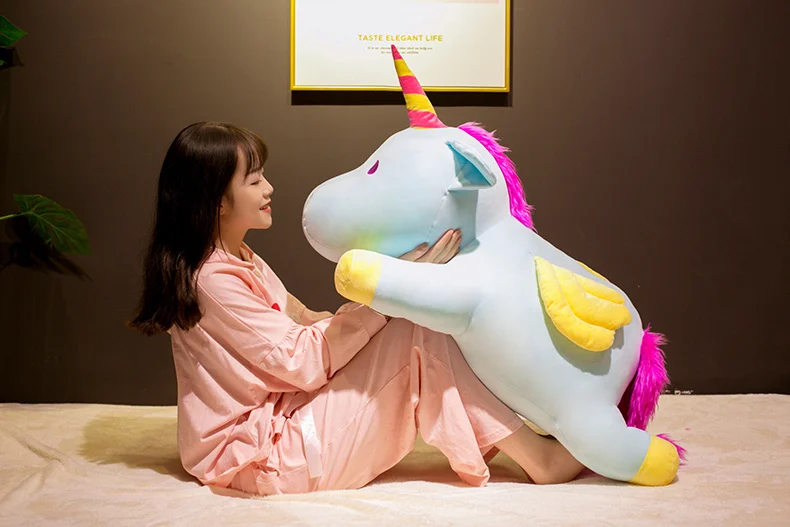 Единорог игрушечные животные Unicornio подушки детские для девочек День рождения Рождественская кукла игрушка детский подарок