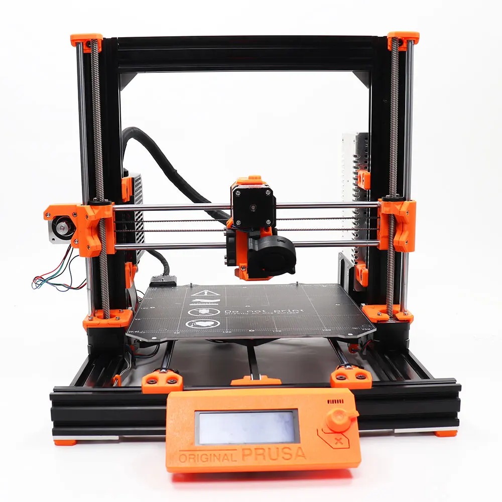 Клонированный Prusa i3 MK3S Медведь 3d принтер Полный комплект включая мульти красочные экструзии анодированный после резки магнит с подогревом кровать пей лист