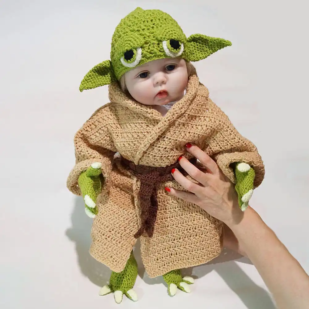 knitted baby outfit