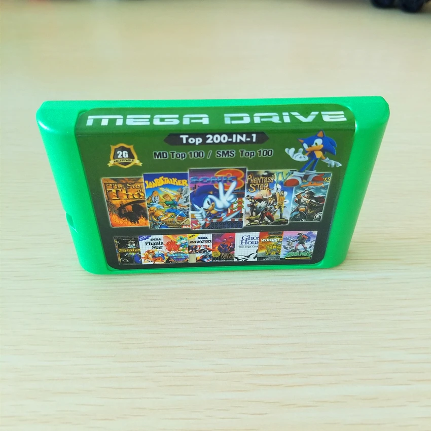

Super 200 in 1 Games Chip Save For Sega Genesis Megadrive With Sonic 3 Gunstar Heroes Landstalker Contra Hard Corps Shadowrun