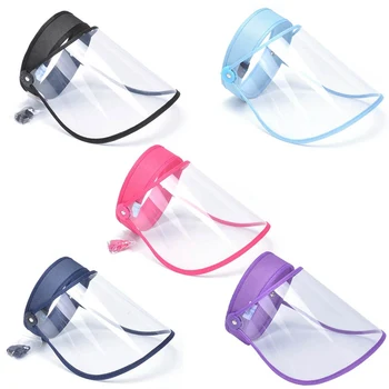 

Adjustable Uv Protection Mask Removable Windproof Anti-dust Anti-droplet Spittle Face Covering For Bucket Hat Sun Visor Hat Base