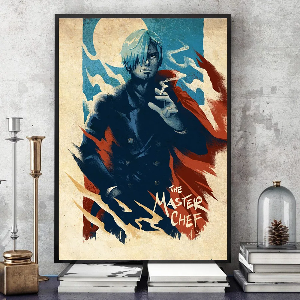 Waliicorners Home Decoration Prints Sanji Black Leg Poster One Piece Painting Anime Wall Art 9 H00ce0b38a8f0438391c5399a94e6b96f7