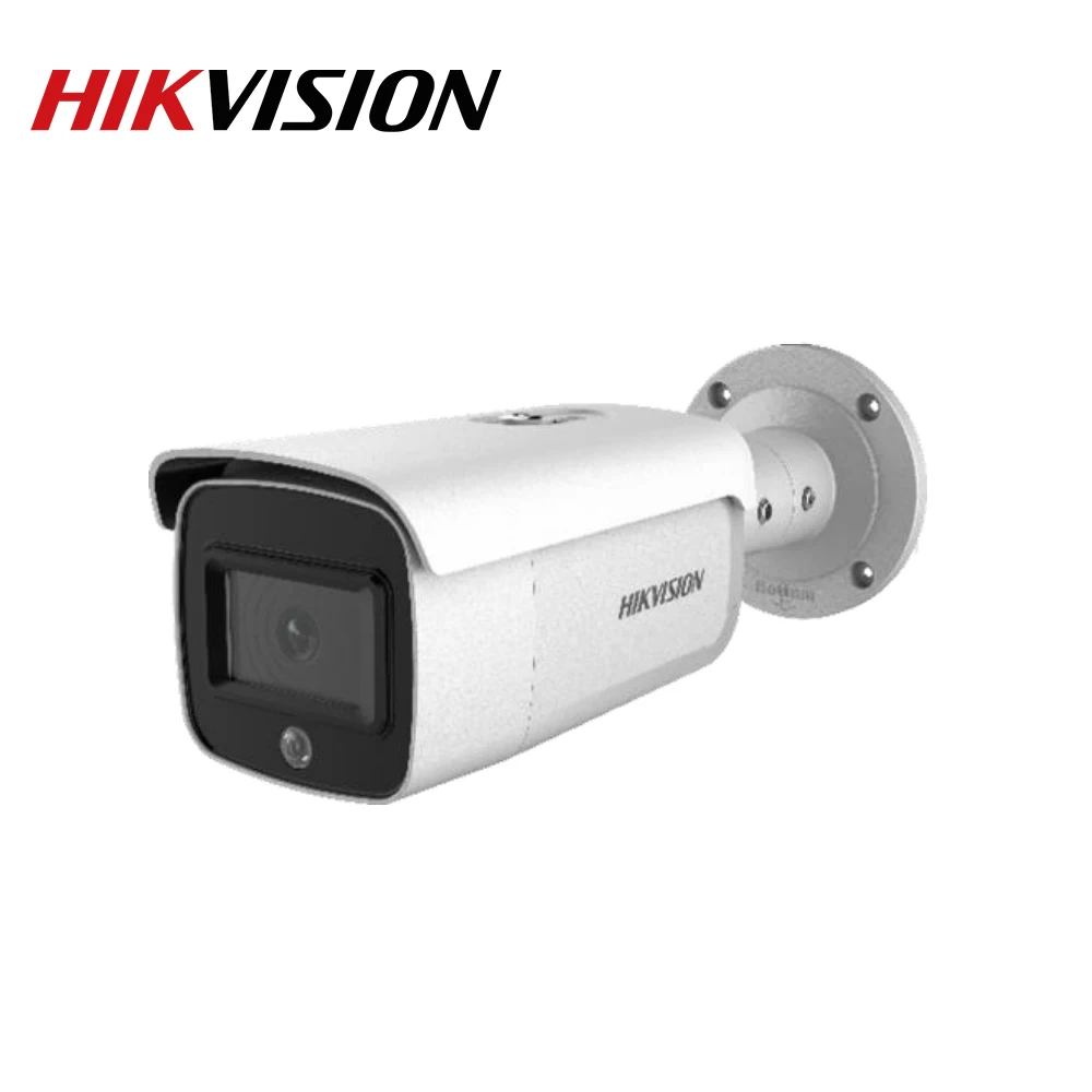 Предпродажа Hikvision оригинальная DS-2CD2T46G1-4I/SL 4MP сетевая пуля POE сетевая камера H.265 слот для SD карты будильник/светильник 10 шт./лот