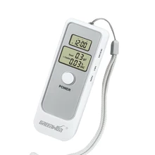 Alcohol-Tester Breathalyzer Mouthpiece Digital GREENWON Without Portable High-Quality