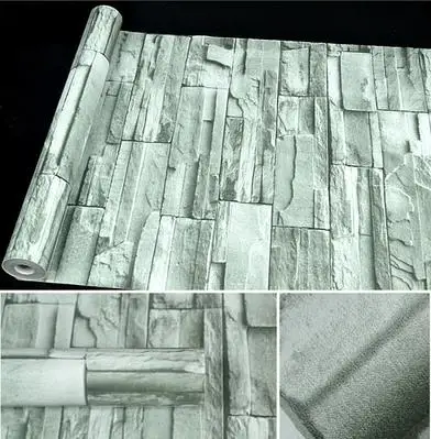 brick pattern waterproof self-adhesive wallpaper self-adhesive wallpaper  imitation brick stickers 3 meter  long color 21