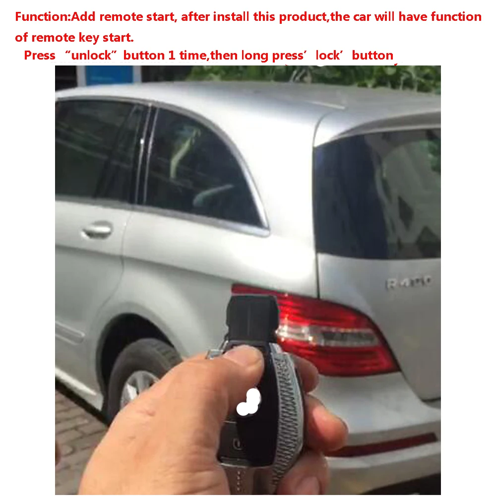 mercedes remote start key fob