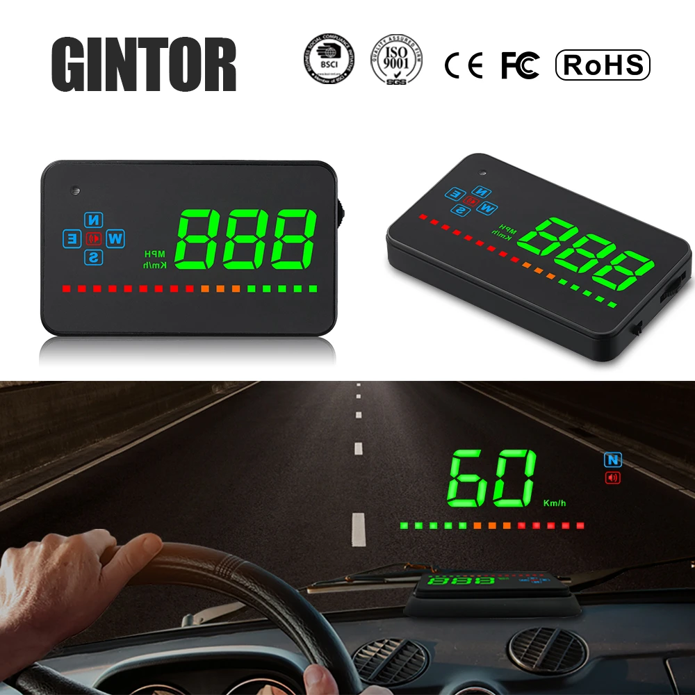 Head Up Display Автомобиль A2 Hud Gps Спидометр Автоэлектроника Pantalla Авто проектор на