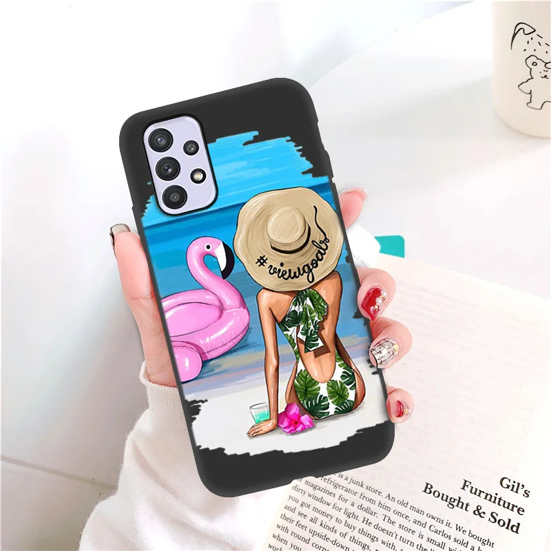 samsung silicone case Dành Cho Samsung Galaxy Samsung Galaxy A32 Ốp Lưng Siêu Mẹ Bé Ốp Lưng Điện Thoại Dành Cho Samsung A32 4G 32 A51 A52 a71 A72 A70 A50 A12 A21S Bìa Mềm samsung silicone