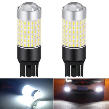 

2X 7443 7440 T20 LED Bulb Super bright Car Daytime Running Light Back up Lamp For Kia Sportage R Ceed Rio 3 4 K2 K5 KX5 K3 white