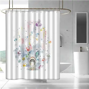 

3D Printed Shower Curtain Hotel Quality, Machine Washable