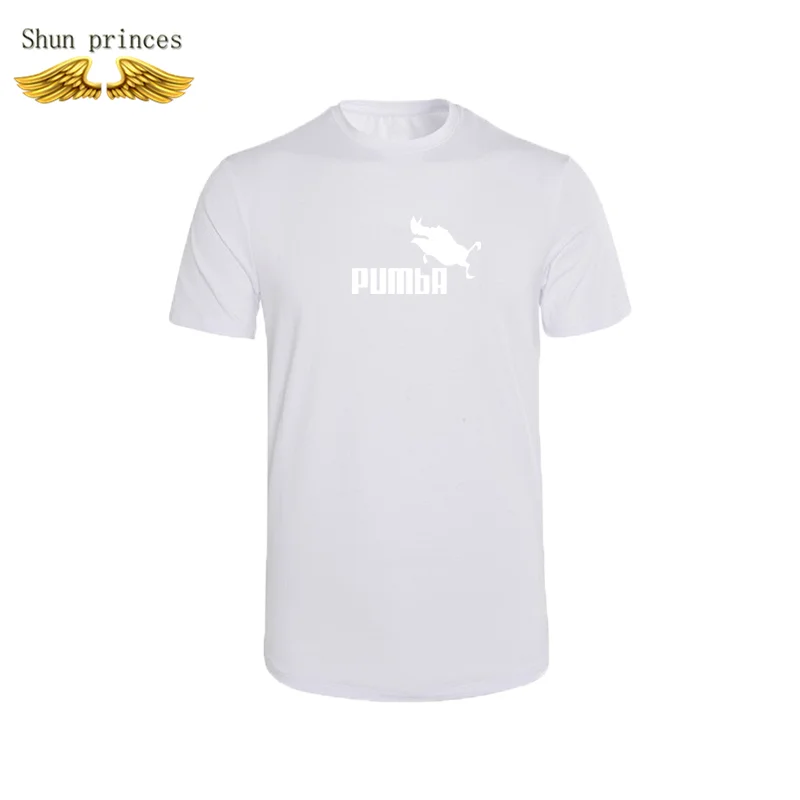 Мужская Спортивная футболка с коротким рукавом, мужская хлопковая уличная одежда с круглым воротником, интересная футболка для молодых студентов - Цвет: Белый