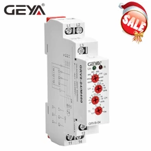 GEYA GRV8-04 Three Phase Voltage Control Relay Phase Sequence Phase Failure Over Voltage Undervoltage Protection 8A 10A the phase protection relay 380v power broken phase fault phase overvoltage and undervoltage detection monitoring rd6 w