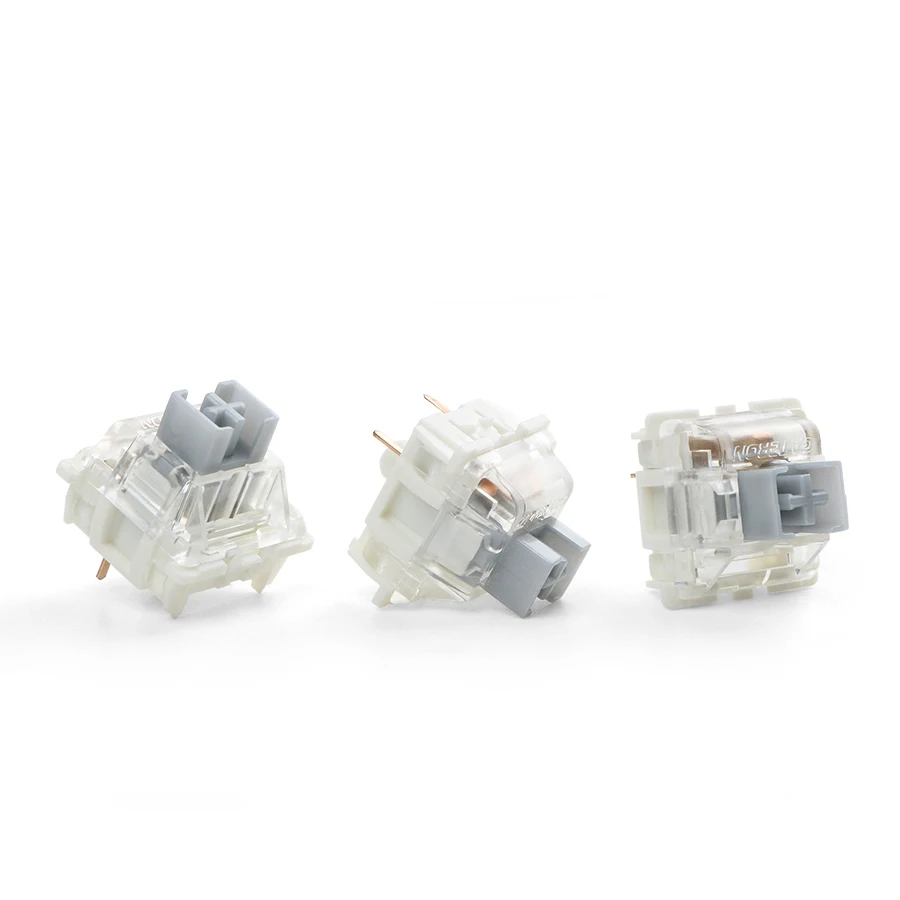 

Gateron Silver Switches Pro Linear Mechanical Keyboard Switch 3Pin Two-Stage Single Spring 45gf Keyboard Mx Switch For GK61 SK64