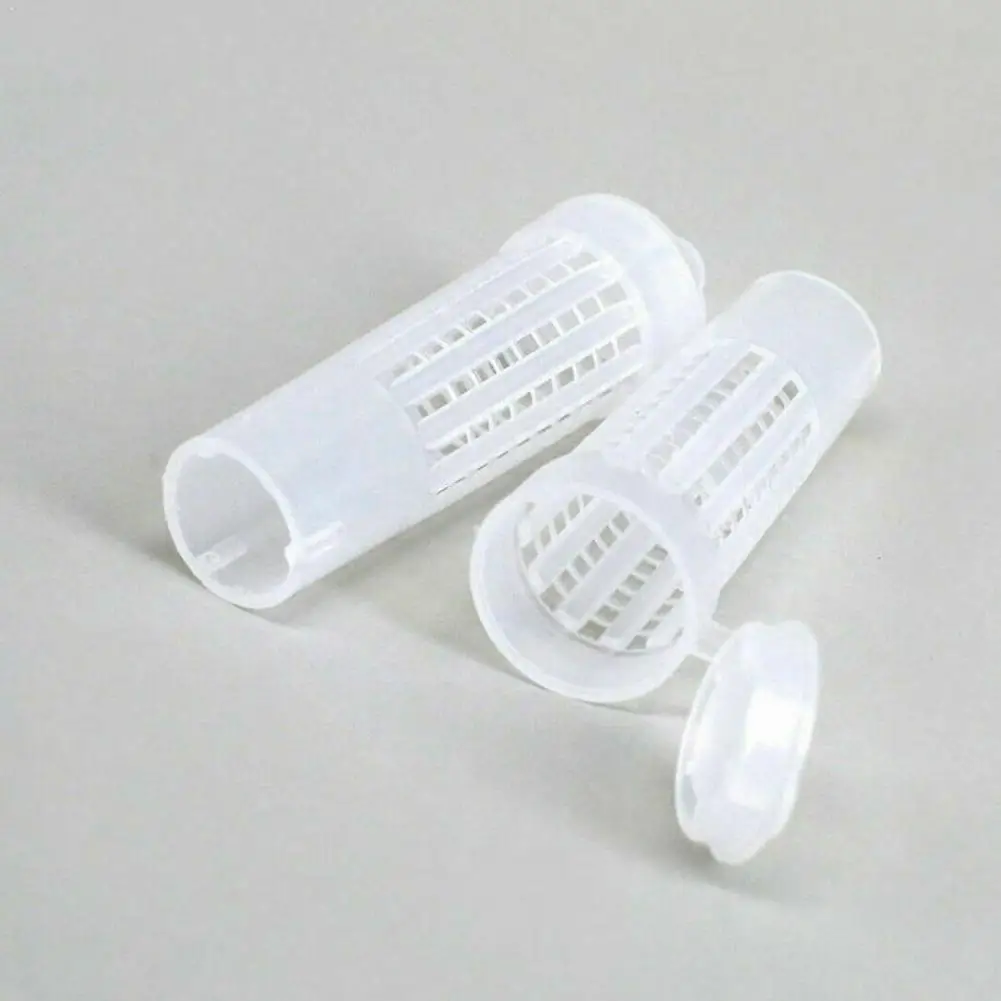 10X Beekeeping Rearing Cup Kit Queen Bee Cages Beekeeper Tool & 100x Cell CupGSS 