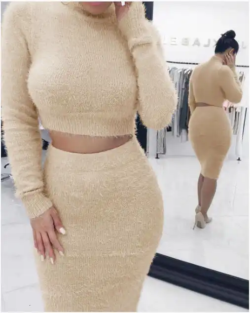 bodycon sweater dress outfit