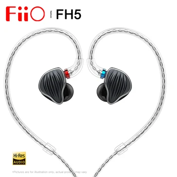 

FiiO FH5 Quad Driver Hybrid HIFI IN-Ear Monitors Earphone with Knowles Balanced Armature Drivers Detachable Cable MMCX
