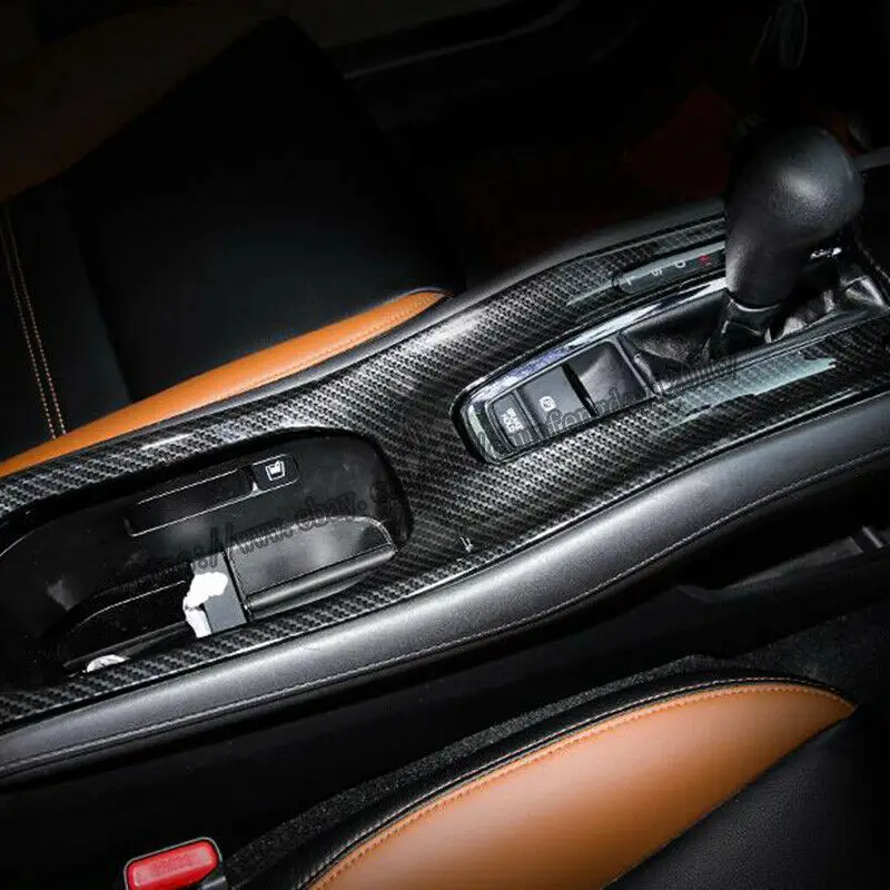 Для Honda Vezel HR-V- карбоновая коробка скоростей коробка панель Крышка