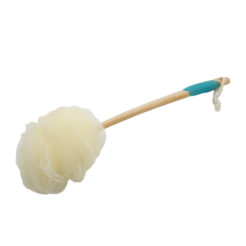 Loofah Sponge Back Scrubber-Men & Women Long Handled Exfoliating Bath Shower Body Brush-Handheld Luffa Pouf On A Stick | Дом и сад