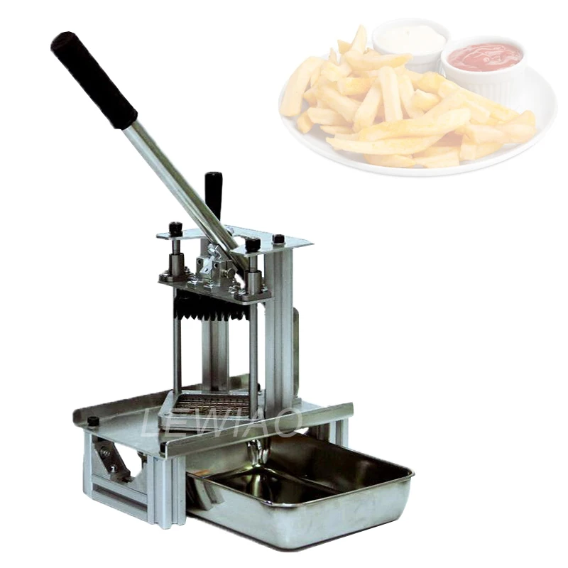 Professional Commercial French Fry Potato Vegetable Fruit Cutter Aluminum 