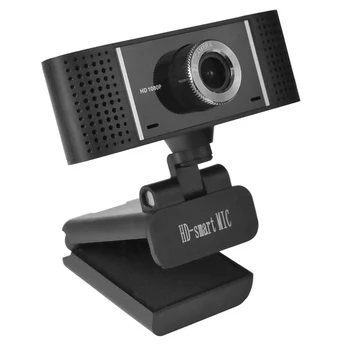

A6 LED Web Camera USB Webcam 360 Degree MIC Clip-On Web Cam for Youtube Computer PC Laptop Notebook Camera Black