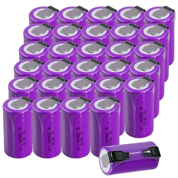 

yeckpowo 30 pcs SC battery 1.2v 1500mah subc batteries nicd power tools for makita for dewalt for bosch for hitachi for metabo