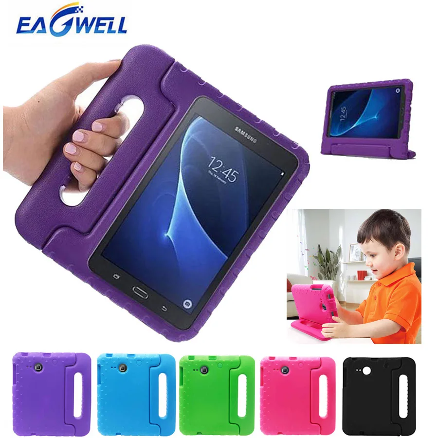 

US Free Shipping Kids Childen Shockproof Case for Samsung Galaxy Tab A 7.0inch T280 T285 Tablet Protect Case Handle Stand Cover