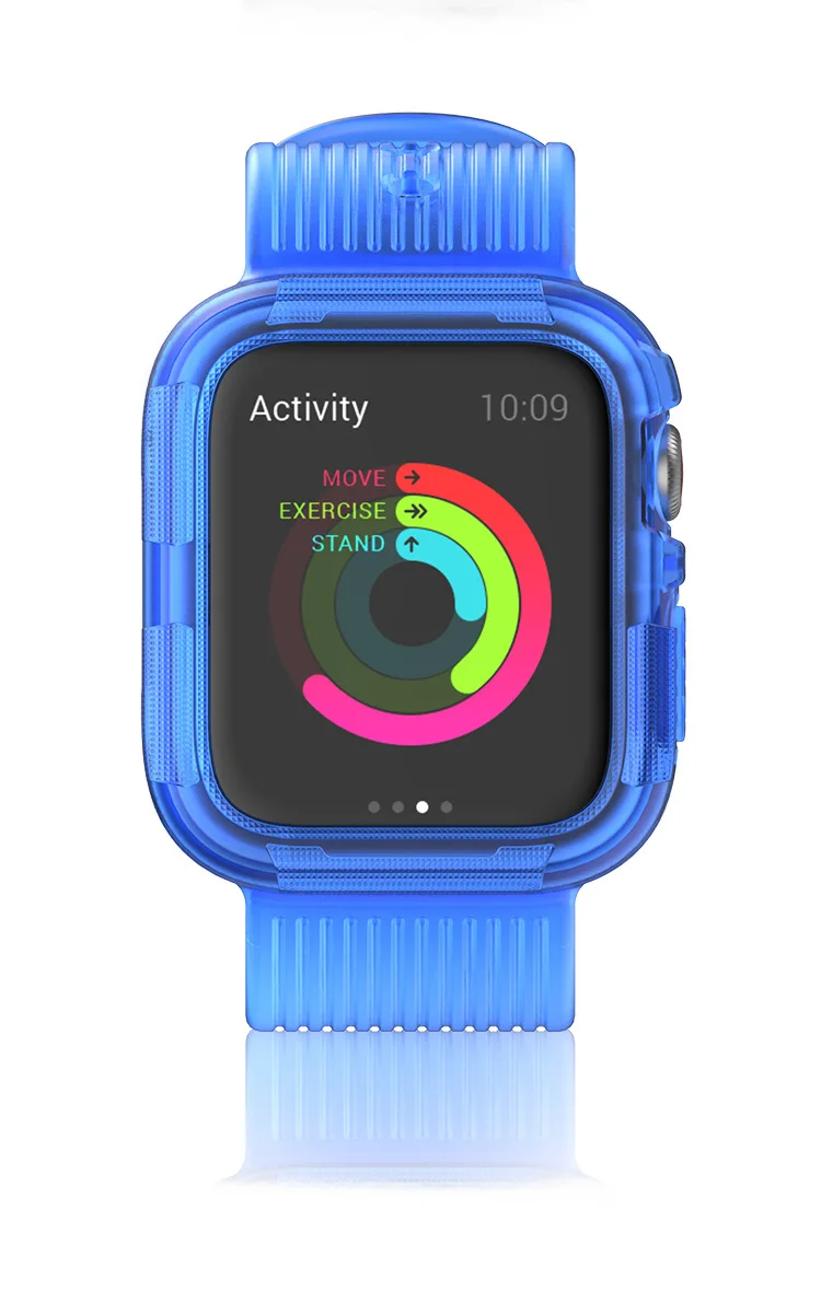 Спортивный Браслет для Apple Watch Band Series 4 44 мм 40 мм ремешок с чехлом браслет для iwatch series 4 44 40 ремешок для часов