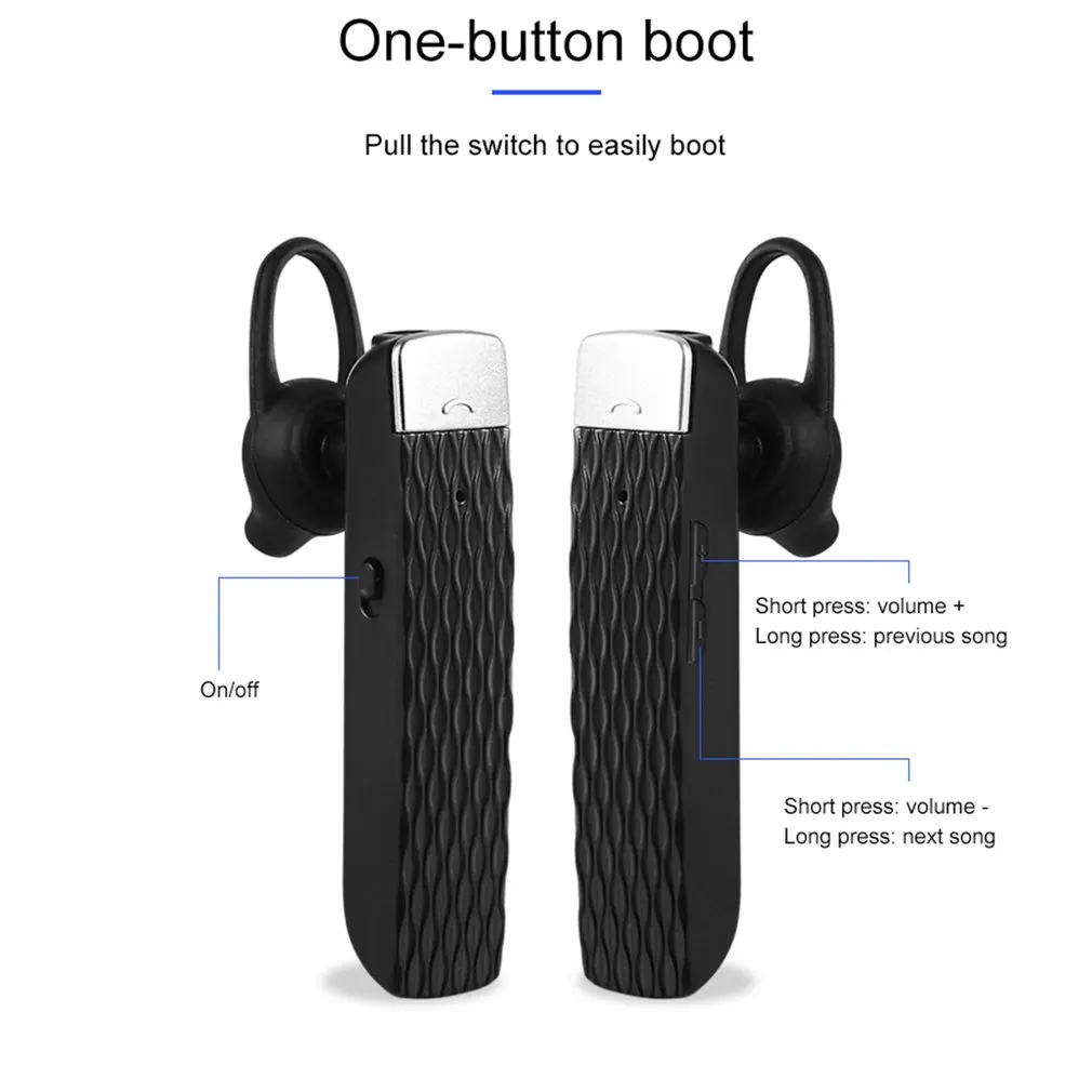T2 2-in-1 Earbud Real Time Wireless Language Translator Voice Translation Earphone In-Ear Headset Business Inter-Translation